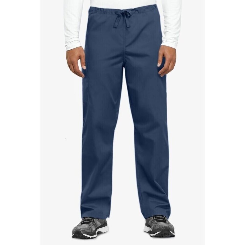 Cherokee Workwear Unisex Fit SHORT 3-Pocket Drawstring Scrub Pants 4100S NAVY XS